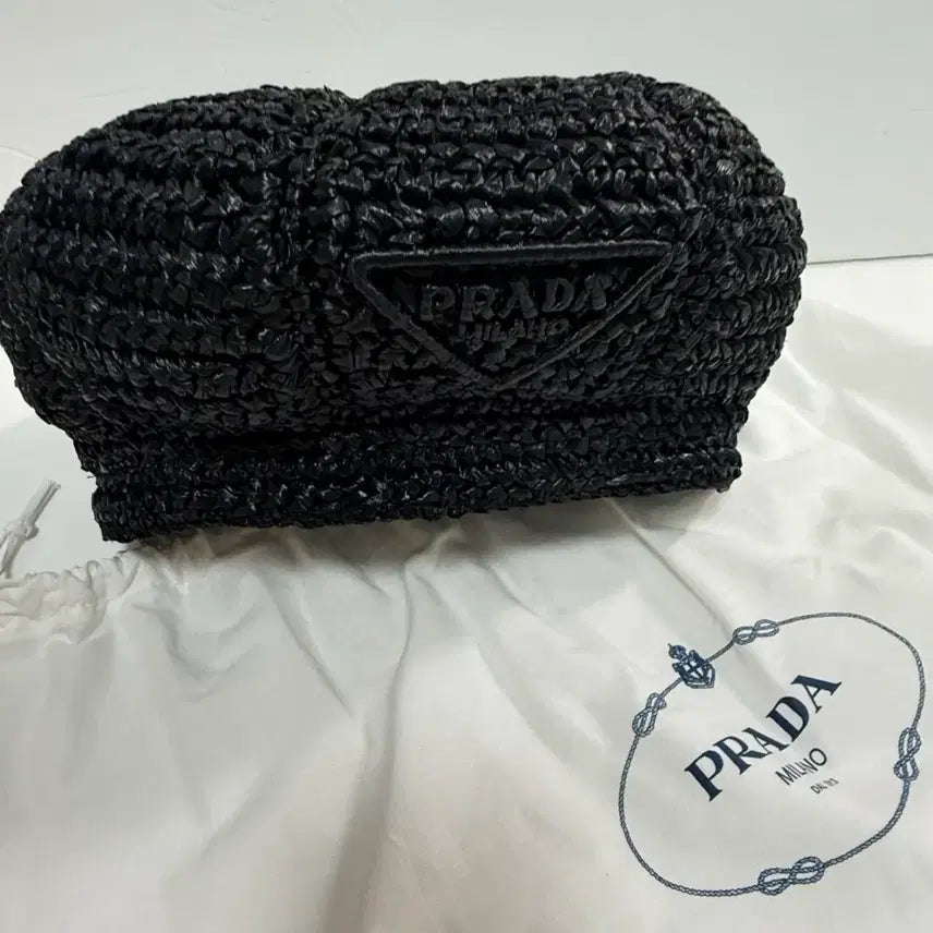 [BUNJANG] Prada Black Beret Hat S / 프라다 베레모 블랙
