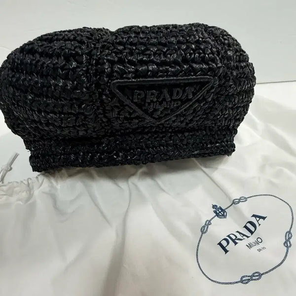 [BUNJANG] Prada Black Beret Hat S / 프라다 베레모 블랙