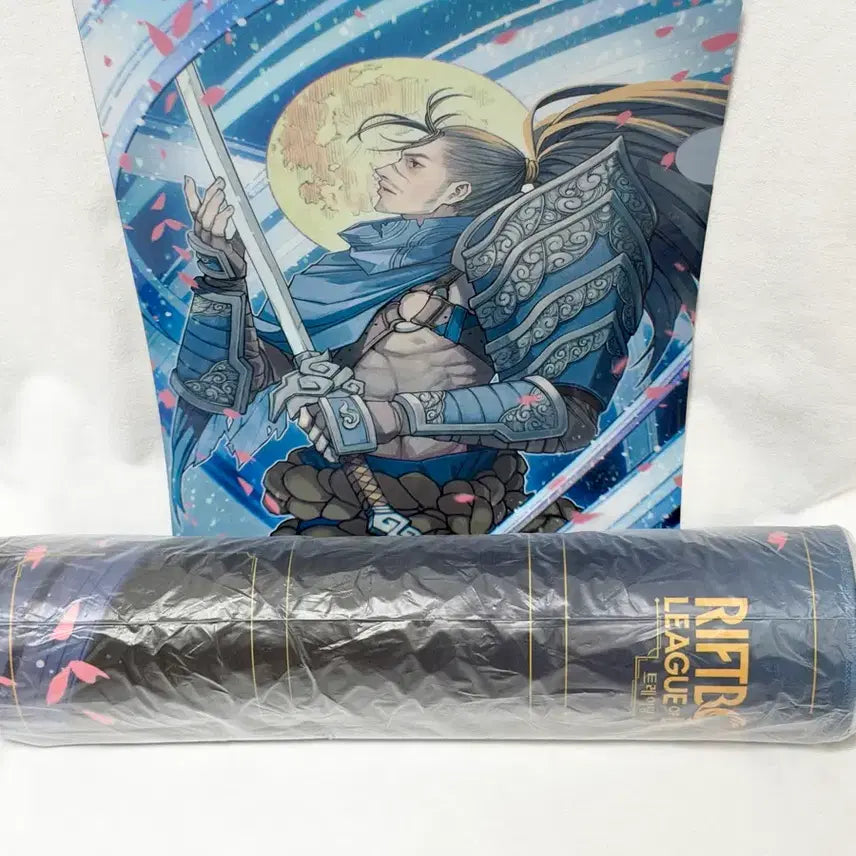 [BUNJANG] Liftbound Yasuo Playmat + Holder / 리프트바운드 야스오 플레이매트+홀더