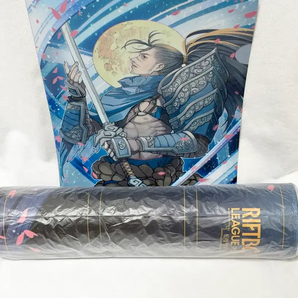 [BUNJANG] Liftbound Yasuo Playmat + Holder / 리프트바운드 야스오 플레이매트+홀더