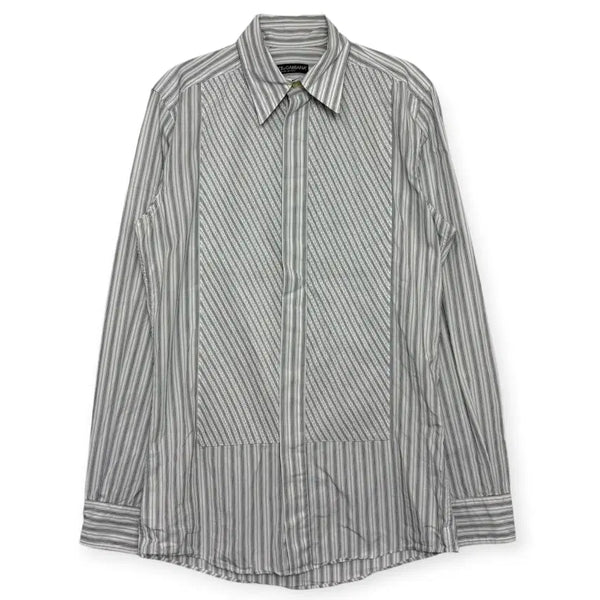 [BUNJANG] Dolce & Gabbana Patterned Dress Shirt / 돌체앤가바나 패턴 드레스 셔츠