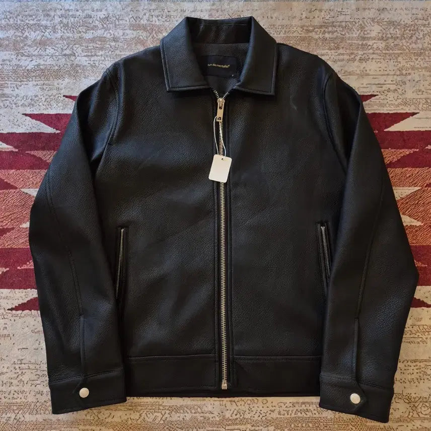 [BUNJANG] Fundamentalist Single Rider Leather Jacket FREE / 펀다멘탈리스트 싱글 라이더 레더 가죽자켓 FREE