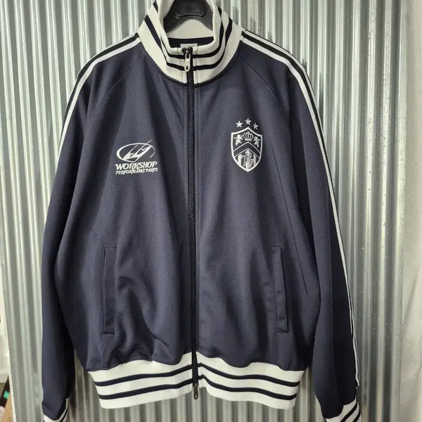 [BUNJANG] S Travel Track Top Navy White / S 트래블 트랙탑 네이비 화이트