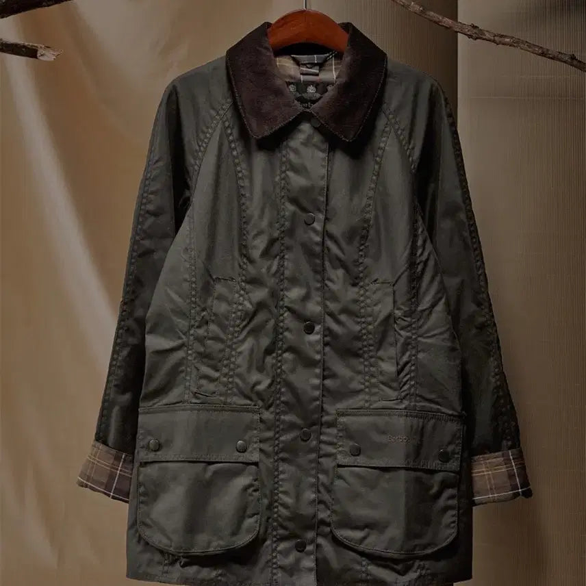 [BUNJANG] Barbour Beadnell Wax Jacket - Olive / [매장정품] 바버 비드넬 왁스 자켓 - 올리브