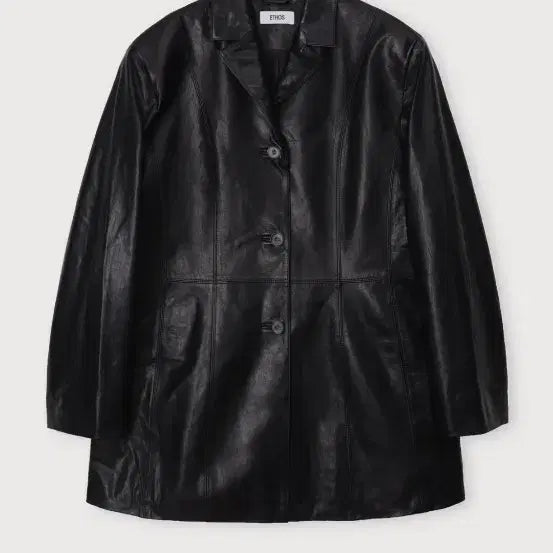 [BUNJANG] Ethos Leather Half Jacket / 에토스 레더하프자켓