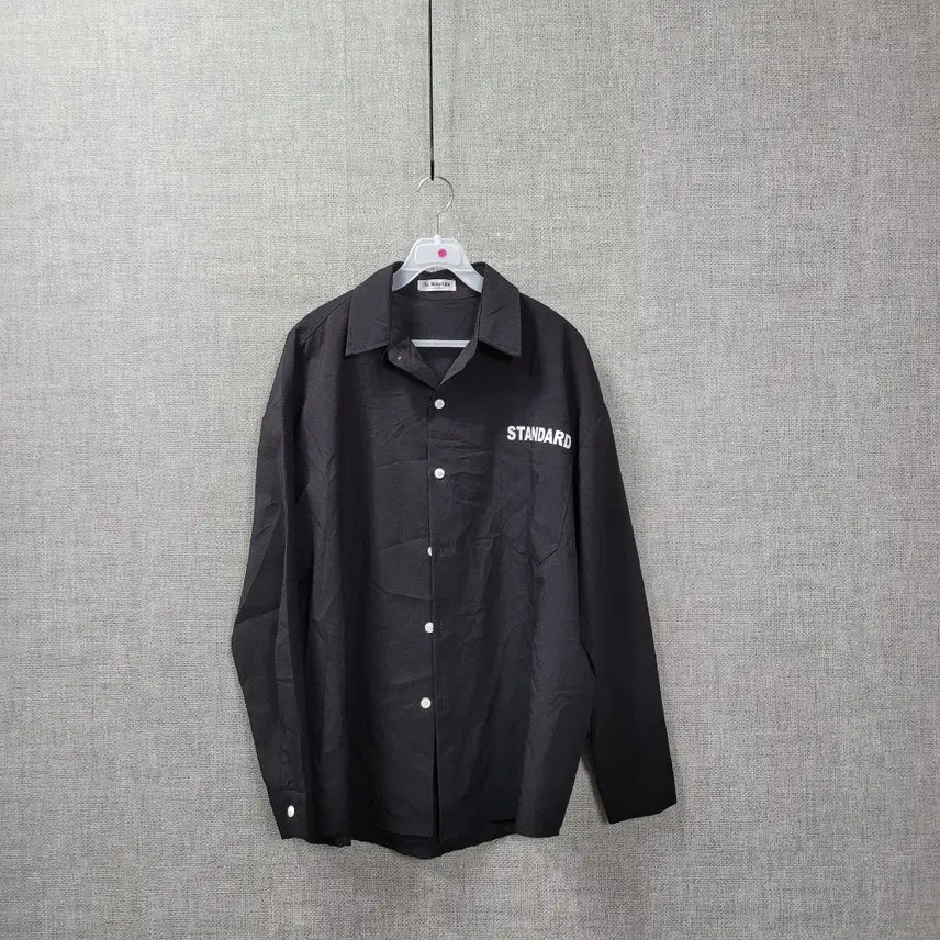 [BUNJANG] White Back Print Shirt Free Size / ㄹ1093 백프린팅 셔츠 F