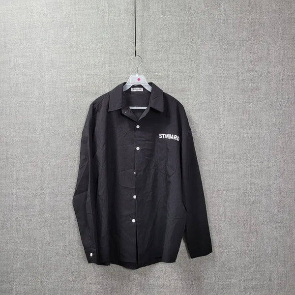 [BUNJANG] White Back Print Shirt Free Size / ㄹ1093 백프린팅 셔츠 F