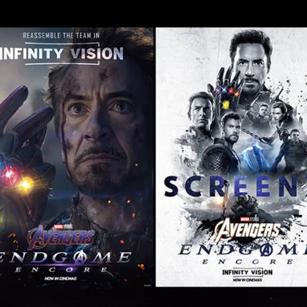 [BUNJANG] Avengers: Endgame Encore Infinity Vision Poster + ScreenX Poster (2 Types) / [어벤져스: 엔드게임 앙코르] 인피니티 비전 포스터+스크린엑스 포스터 2종