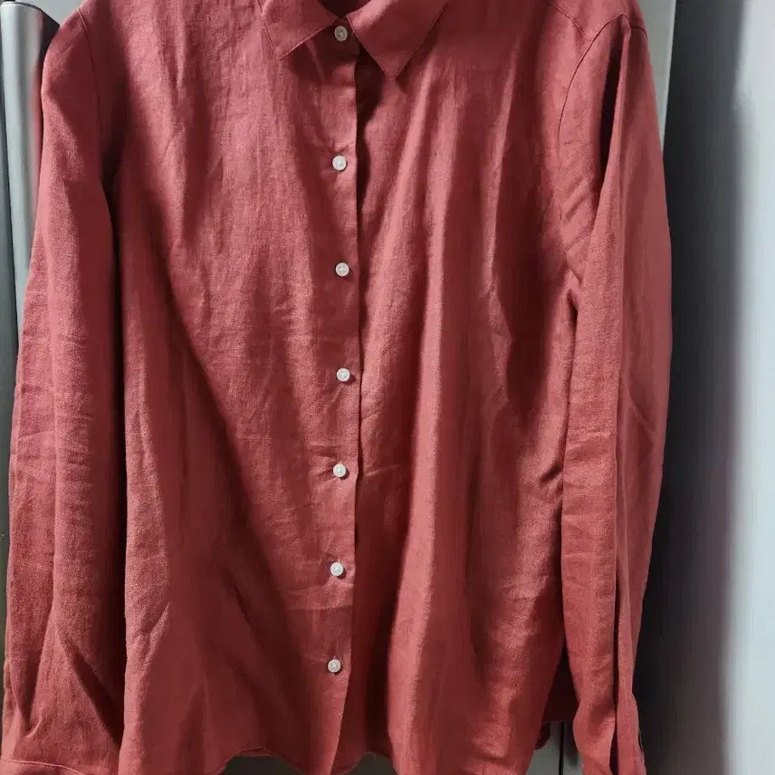 [BUNJANG] Linen Long Sleeve Shirt / 린넨 긴팔셔츠