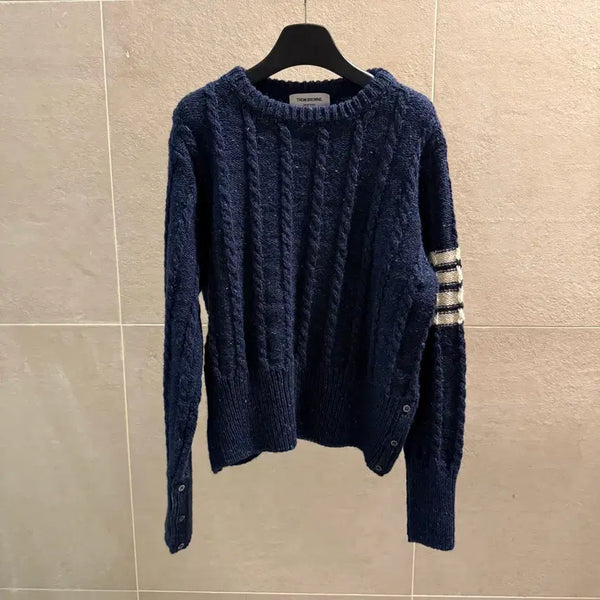 [BUNJANG] Thom Browne Donegal Twist Cable Knit Size 3 / 톰브라운 도네갈 트위스트 케이블 니트 [정품, 3사이즈]