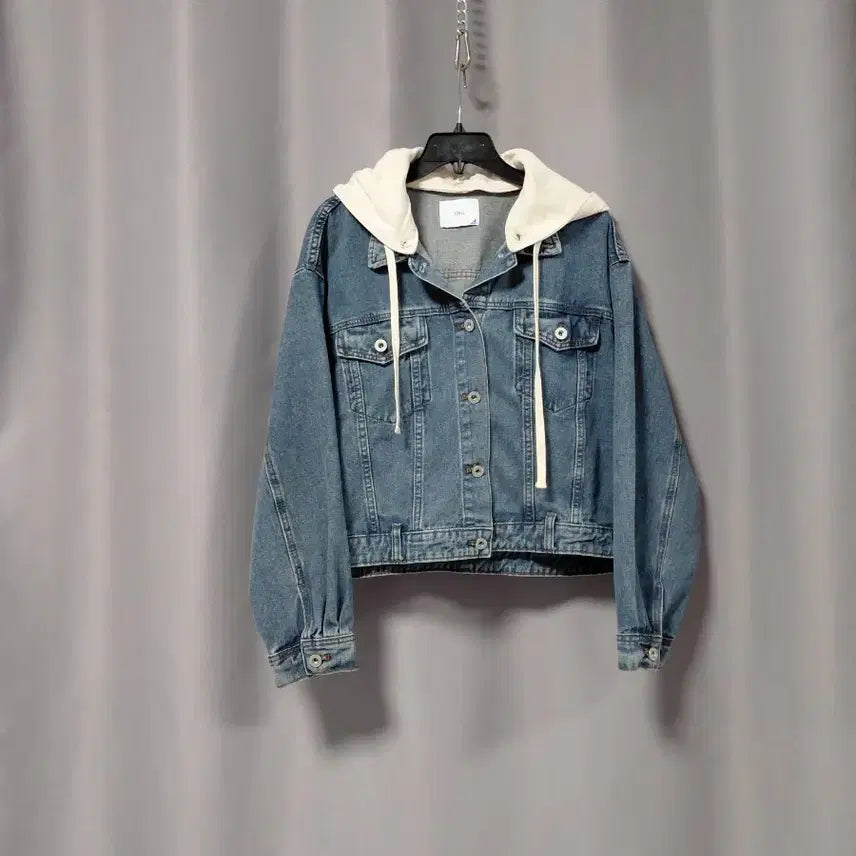 [BUNJANG] Detachable Hood Denim Jacket / 후드 탈부착 데님 자켓