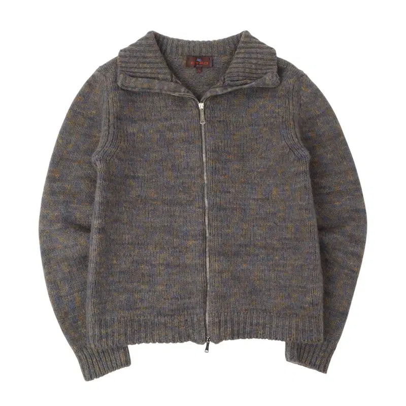 [BUNJANG] Etro Wool Knit Zip-Up Cardigan / 에트로 울 니트 집업 가디건