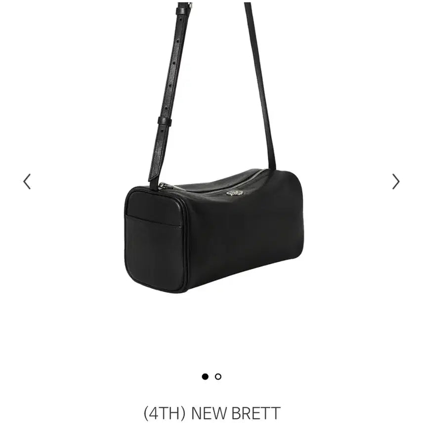 [BUNJANG] Minitmute New Bret Black Leather Bag / 새상품) 미닛뮤트 뉴브렛 블랙