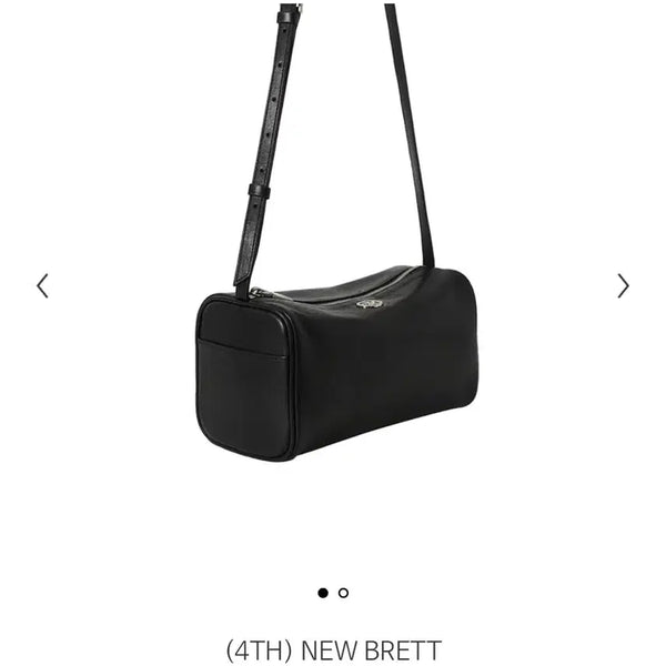 [BUNJANG] Minitmute New Bret Black Leather Bag / 새상품) 미닛뮤트 뉴브렛 블랙
