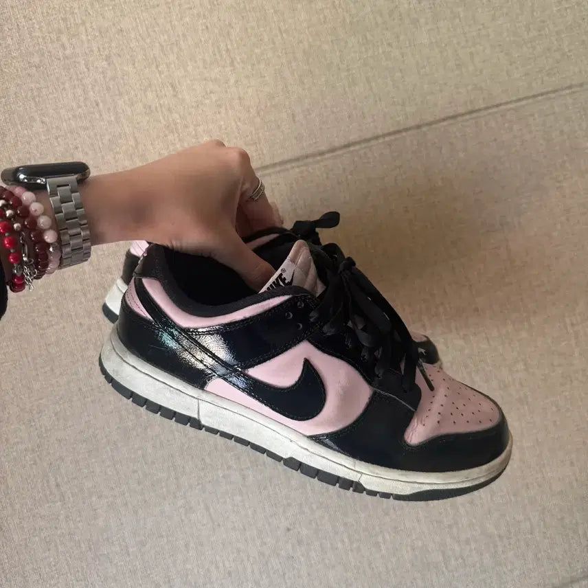 [BUNJANG] Nike Dunk Low Essential Pink Foam Black / 나이키 덩크 로우 에센셜 핑크 폼 블랙 250