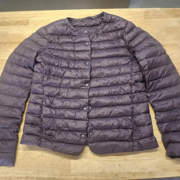 [BUNJANG] Giordano Women's Lightweight Down Jacket Size 85 / 여성 지오다노 경량 패딩 85사이즈 오리털 다운 총기장60센치