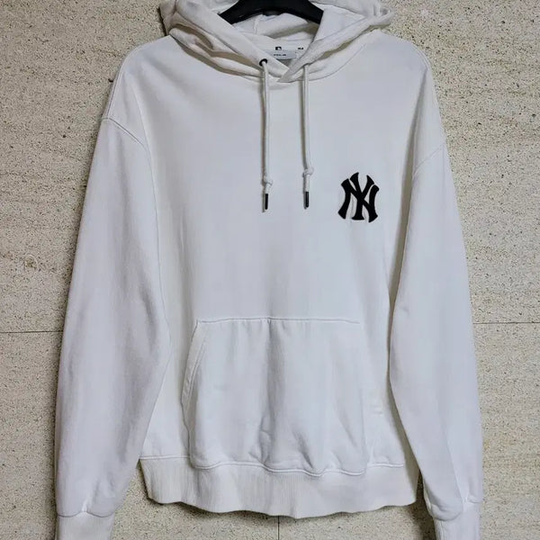 [BUNJANG] MLB Monogram Gradient Big Logo Mega Oversized Hoodie - Size M / MLB 모노그램 그라데이션 빅로고 메가 오버핏 후드티 M