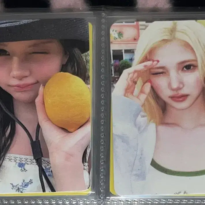 [BUNJANG] Jiwu Carmen Lemon Tinge Photocard Bundle Set / 하투하 지우 카르멘 레몬탱 포카 일괄 핫트랙스 특전