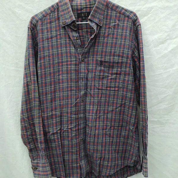 [BUNJANG] Daks Check Pattern Shirt 95 / 닥스 체크남방95