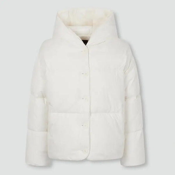 [BUNJANG] Jaju White Short Padded Jacket / jaju 자주 화이트 숏 패딩