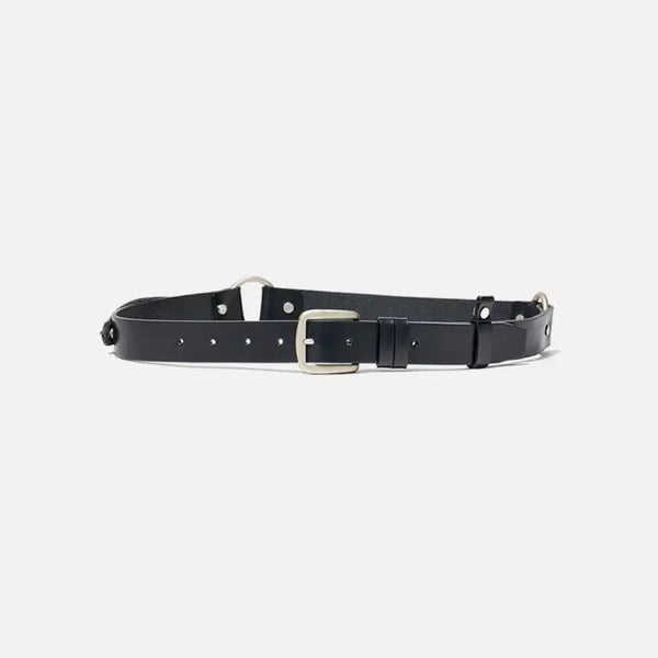 [BUNJANG] YY Snap Western Belt Black / open yy 스냅 웨스턴벨트 블랙