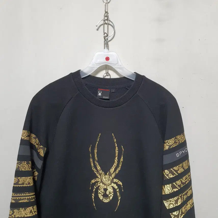 [BUNJANG] Spider Mens Sweatshirt L Black / 2002) 스파이더 남성 맨투맨 L