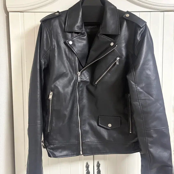 [BUNJANG] Zara Rider Leather Jacket / 자라 라이더 가죽자켓