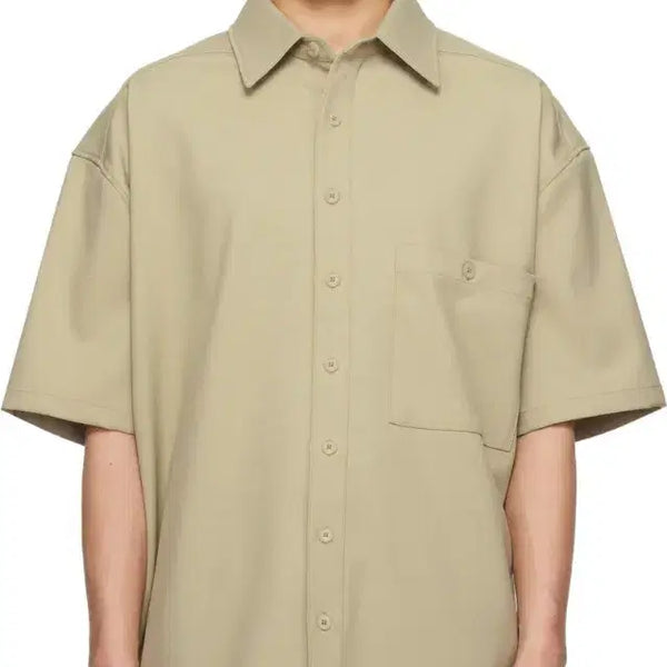 [BUNJANG] Entire Studio Beige Duper (Oversized) Shirt L / 엔타이어스튜디오 베이지 듀퍼(오버핏) 셔츠