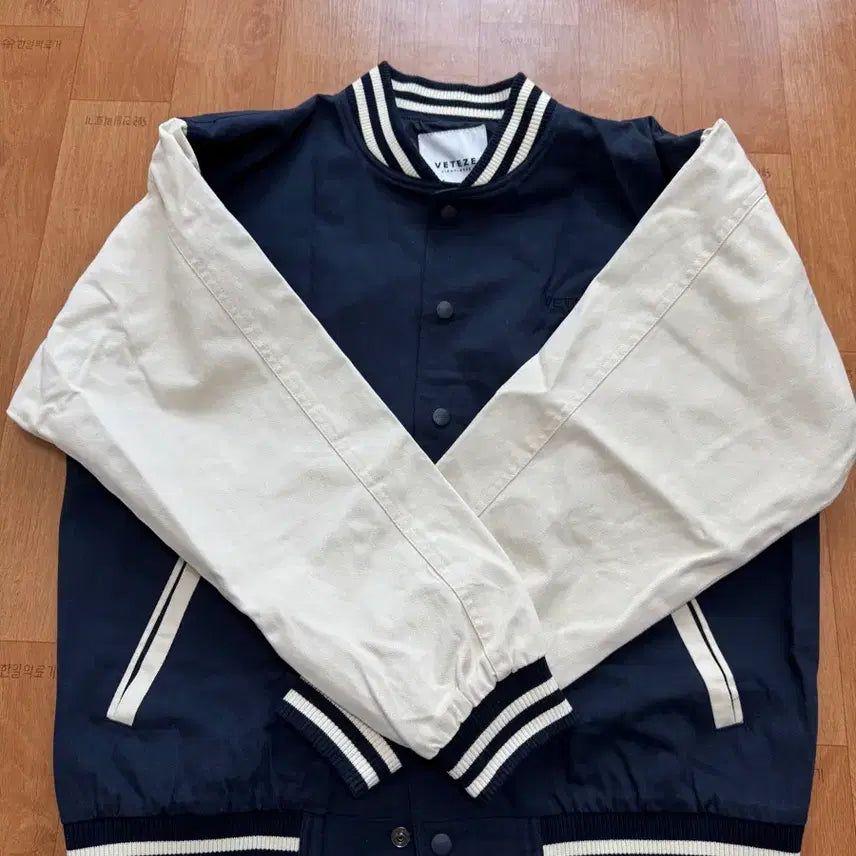 [BUNJANG] Veteze Blouson Jacket Navy / VETEZE 블루종 자켓 네이비