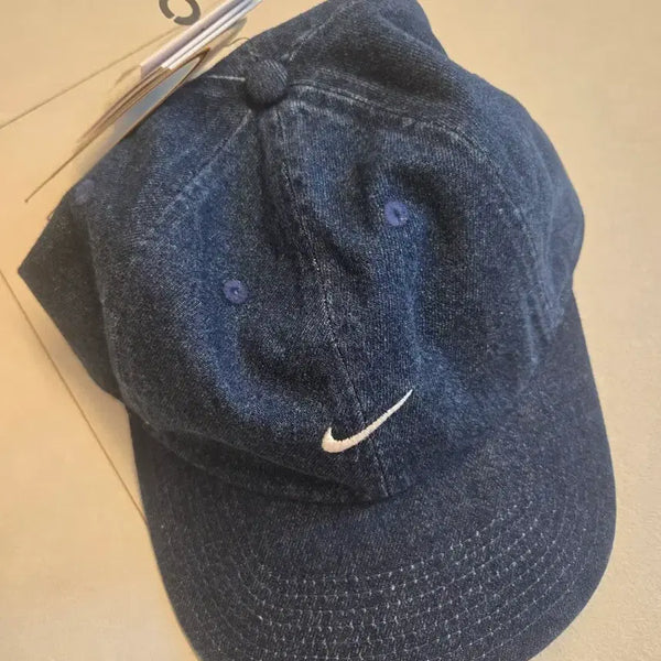 [BUNJANG] Nike Denim Baseball Cap Navy New Arrival / 나이키 데님 볼캡 네이비 새상품