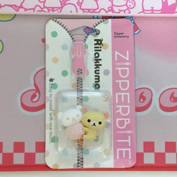 [BUNJANG] San-X Korilakkuma Dango Zipper Charm / 산엑스 코리락쿠마 당고 지퍼바이트