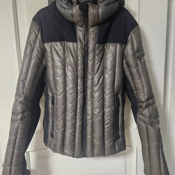 [BUNJANG] Prada Men's Triangle Logo Hooded Down Jacket / 정품 프라다 삼각로고 남성용 후디 패딩