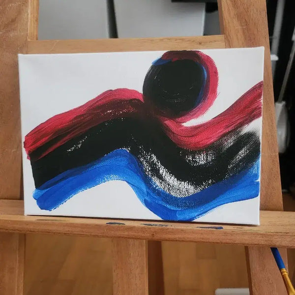 [BUNJANG] Go Eun-mi "Hidden Moon" Oil Painting / 유화-숨은 달. 작가-고은미 나나글로리.