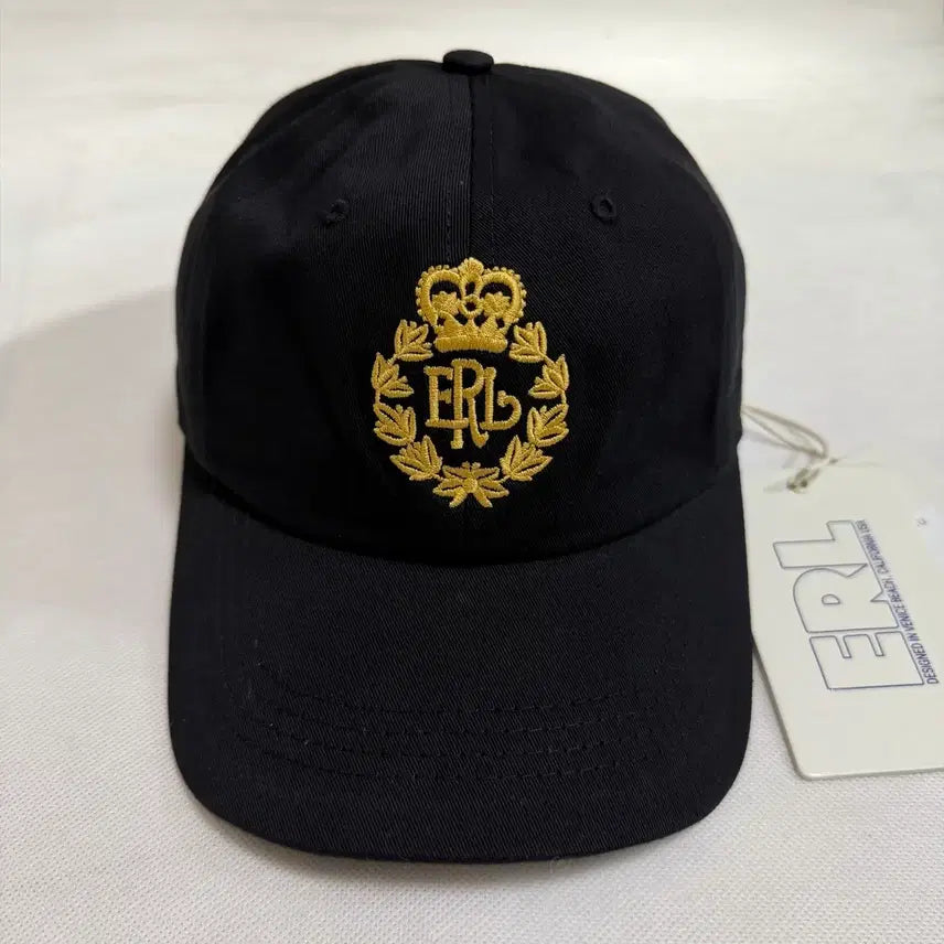 [BUNJANG] ERL 26FW CREST Ball Cap Black / (새상품) 이알엘 ERL 26fw CREST 볼캡/블랙