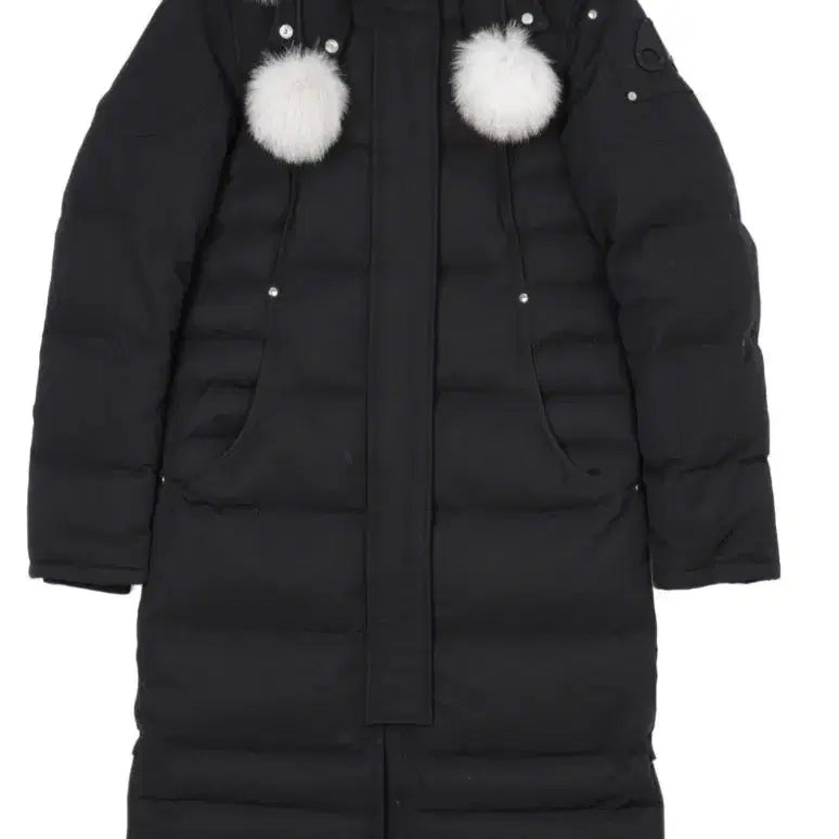 [BUNJANG] Moose Knuckles Long Padded Down Coat Black / 무스너클 롱패딩 블랙