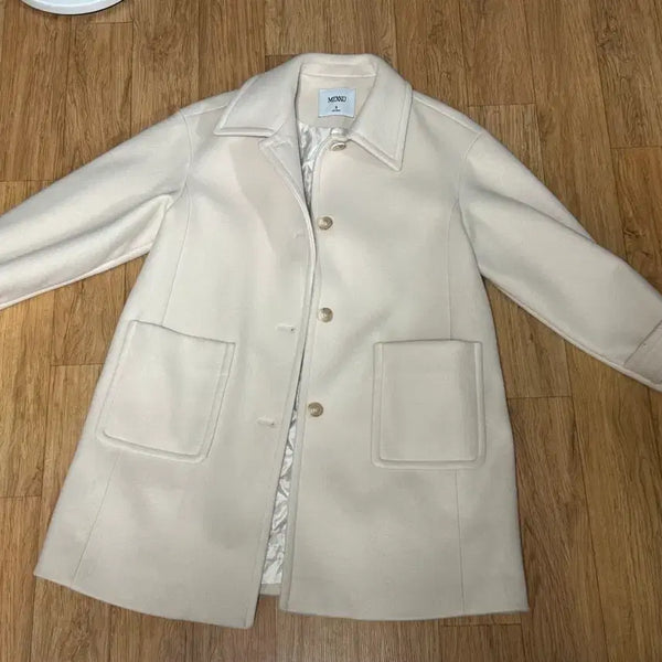 [BUNJANG] MIXXO Beige Half Coat / 미쏘 베이지 하프코트