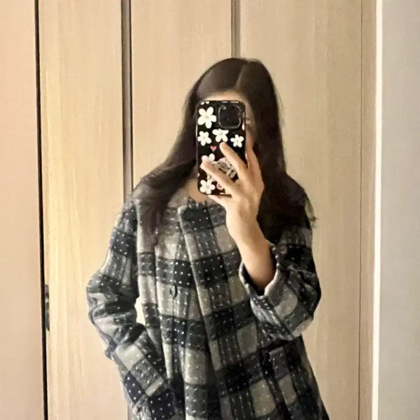 [BUNJANG] Autumn Check Pattern Jacket / 가을 체크자켓