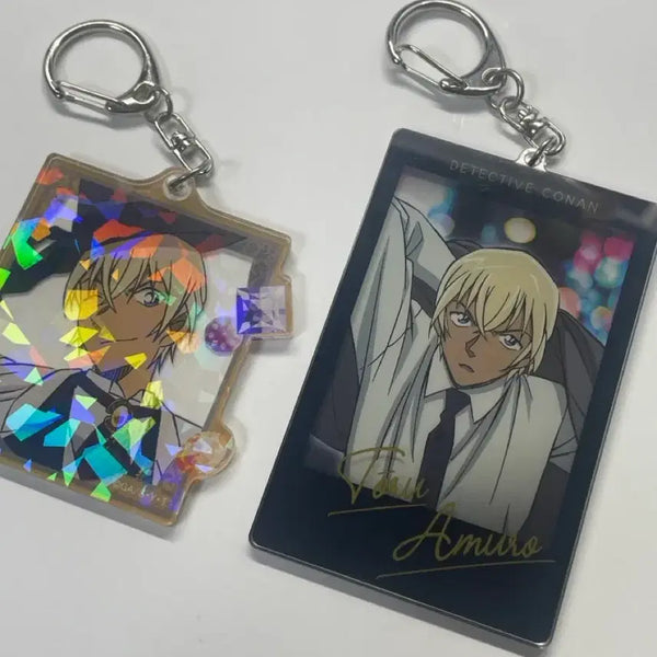 [BUNJANG] Detective Conan Toru Amuro Acrylic Keyring Bundle Set / (일괄) 명탐정 코난 아무로 토오루 굿즈 아크릴 키링