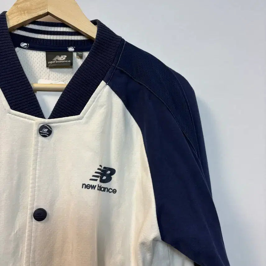 [BUNJANG] New Balance Baseball Jumper Navy L / 뉴발란스 야구 점퍼 네이비 L