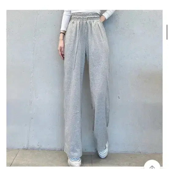 [BUNJANG] Women's Training Pants Set (2 pcs) - Grey & Black / 새상품 / 여성 트레이닝바지 2장 일괄 / 회색 블랙