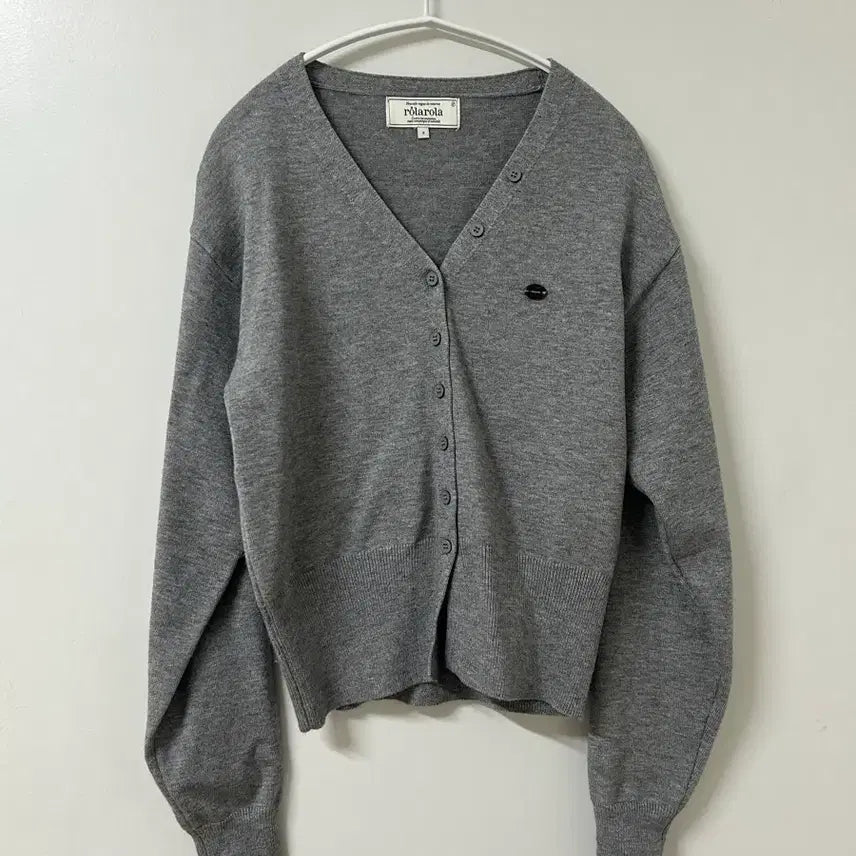 [BUNJANG] LowlaLowla Basic Cardigan Grey / 로라로라 베이직 가디건 그레이