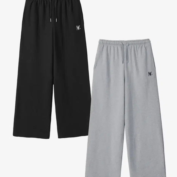 [BUNJANG] Wooalong Wide Sweatpants M / 우알롱 와이드 스웻 M