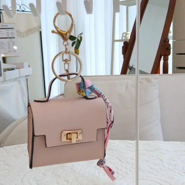 [BUNJANG] Pink Mini Bag Keychain / 미니 백 키링 핑크