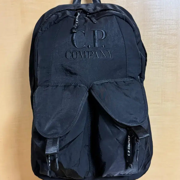 [BUNJANG] C.P. Company Nylon Backpack - Black / C.P.컴퍼니 백팩 블랙