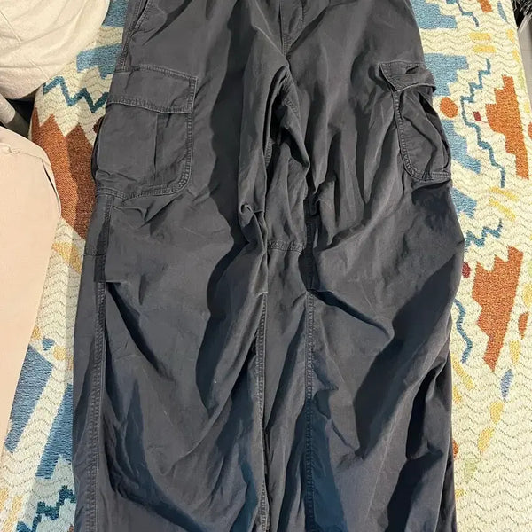 [BUNJANG] H&M Cargo Black Pants / H&M 카고 블랙 팬츠