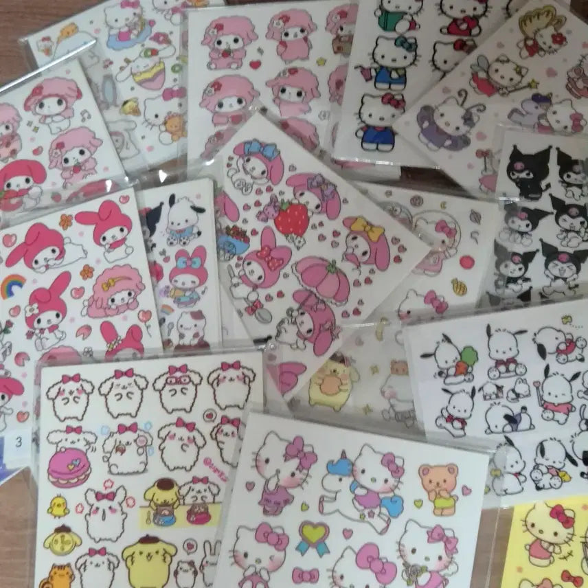 [BUNJANG] Sanrio Characters Sticker Bundle Set (150 pcs) / 산리오 캐릭터 인스 스티커 150장 일괄판매