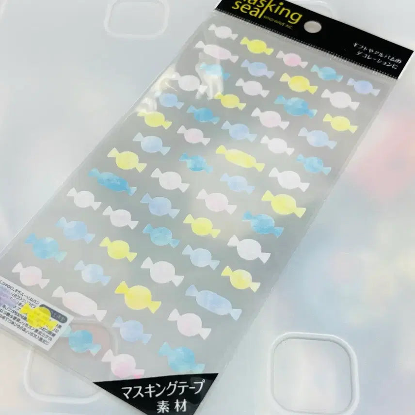 [BUNJANG] Mind Wave Candy Seal Masking Tape / 마인드웨이브마스킹사탕씰