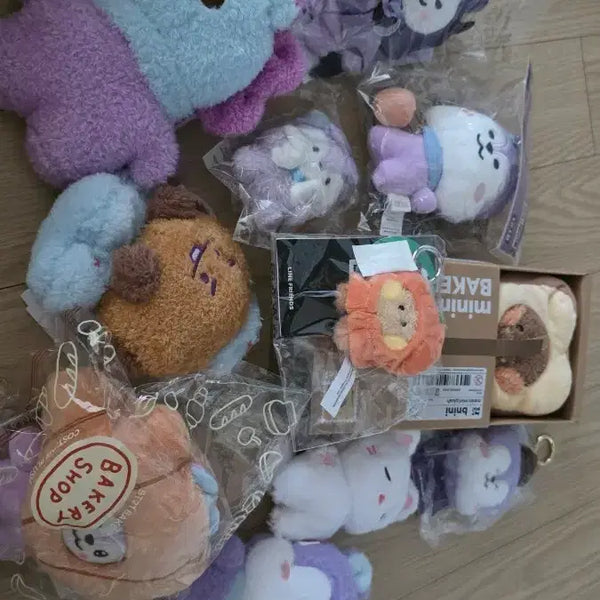[BUNJANG] BT21 Mang & Shooky Plush Bundle Set / BT21 망 슈키 Bts 인형 일괄