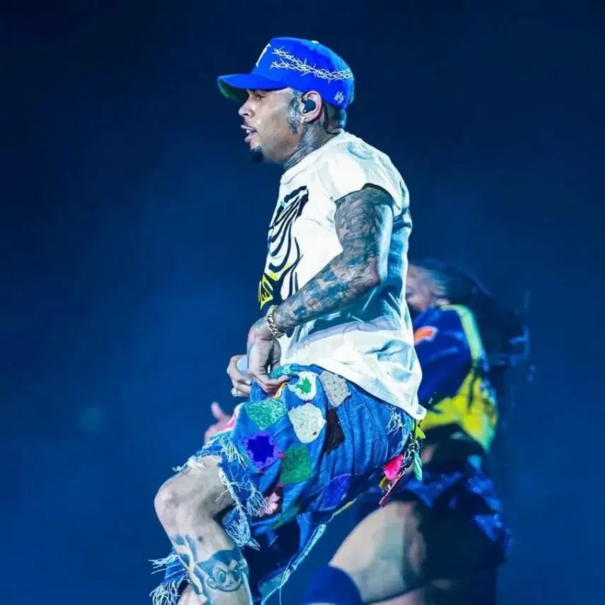 [BUNJANG] Chris Brown KILL THE HYPE LA Thorn Crown Snapback / 크리스브라운 KILL THE HYPE 킬더하입 LA 블루 가시왕관 스냅백