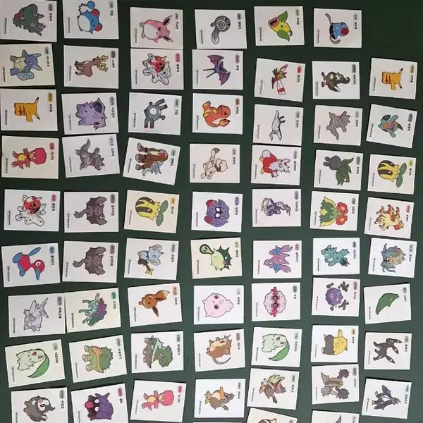 [BUNJANG] Pokemon Stickers Bundle / 포켓몬 띠부씰(100여장 이상)